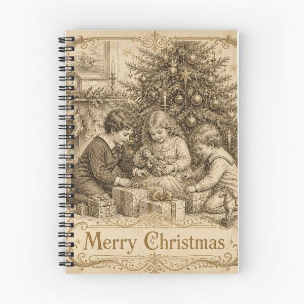 Item preview, Vintage Christmas Morning Art designed and sold by SunnyDesign82.