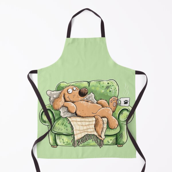 Item preview, Lazy Dog on the Couch I Funny Dog Cartoon designed and sold by modartis.