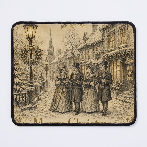 Item preview, Vintage Christmas Village Art designed and sold by SunnyDesign82.
