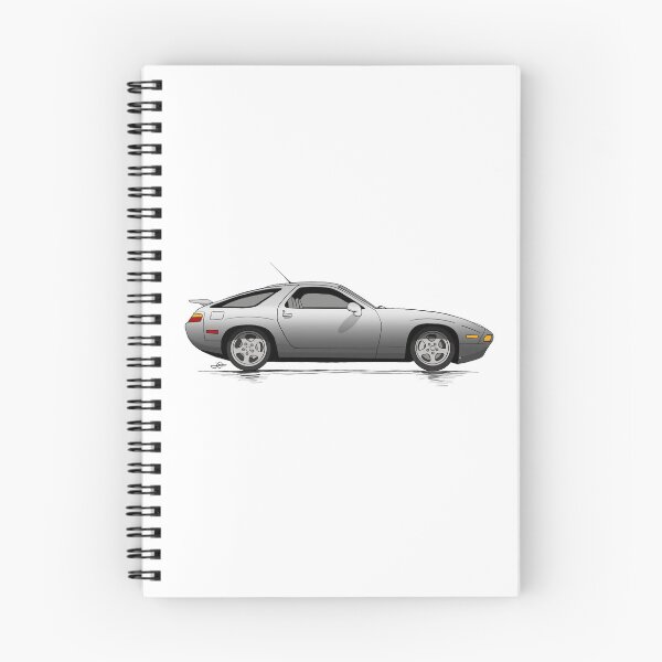 Item preview, 928 GTS Silver hand drawn Illustration  designed and sold by blackdogshop.