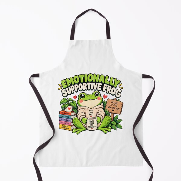 Item preview, Emotionally Supportive Frog Cute Wholesome Humor designed and sold by shaswag.