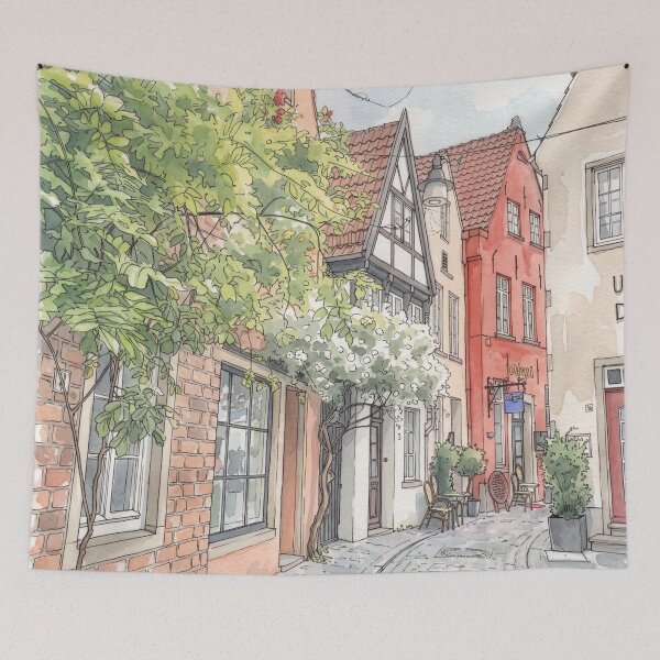 Item preview, Schnoor Quarter, Bremen designed and sold by sid1802.