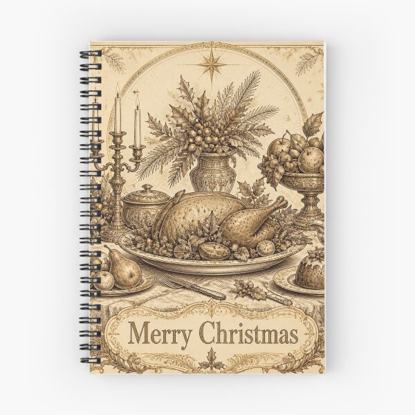 Item preview, Vintage Christmas Feast Art designed and sold by SunnyDesign82.