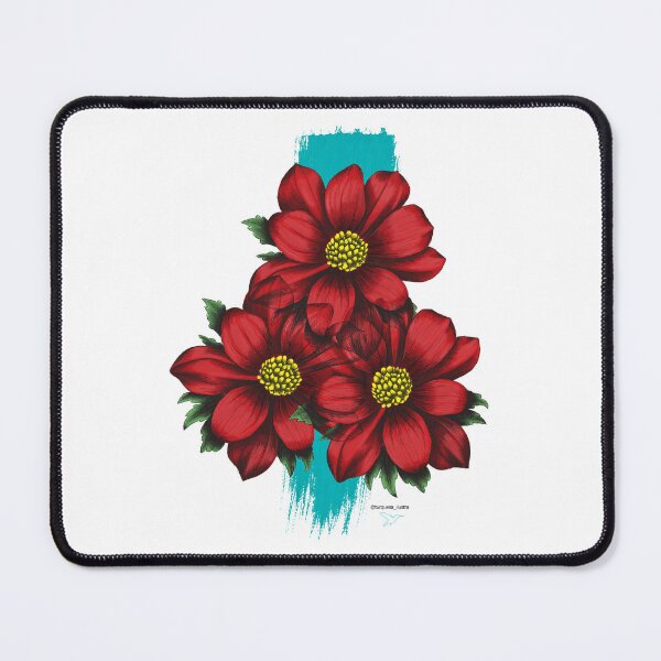 Item preview, Red flowers designed and sold by EstudioTurquesa.