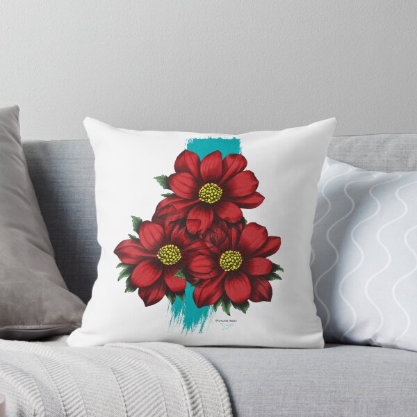 Item preview, Red flowers designed and sold by EstudioTurquesa.