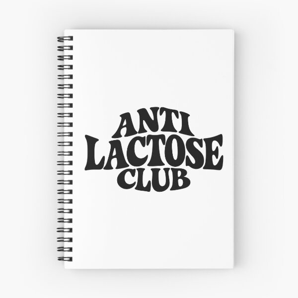 Item preview, Anti Lactose Club – Retro Lactose-Free Typography designed and sold by samgen6.