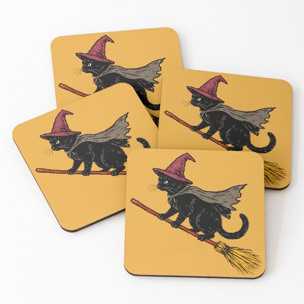 Item preview, Spooky Witch Cat Halloween Trick or Treat designed and sold by MagicTheDog.