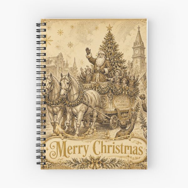 Item preview, Vintage Christmas Parade Art designed and sold by SunnyDesign82.