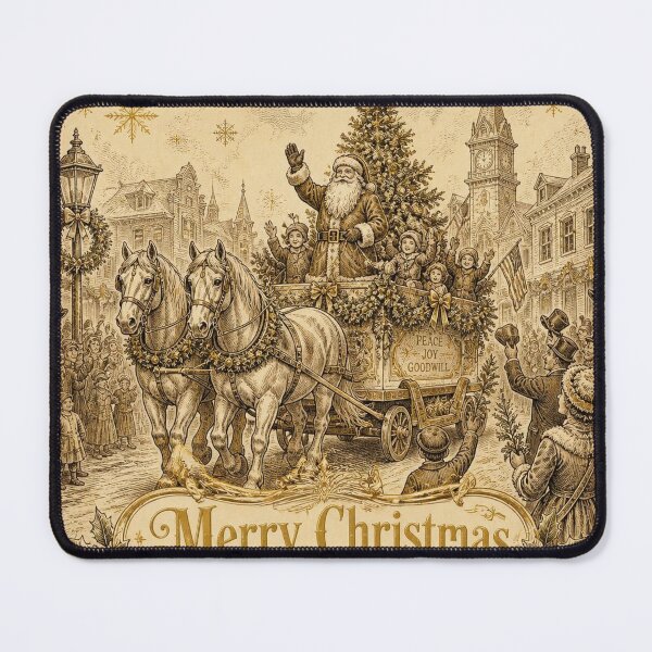Item preview, Vintage Christmas Parade Art designed and sold by SunnyDesign82.