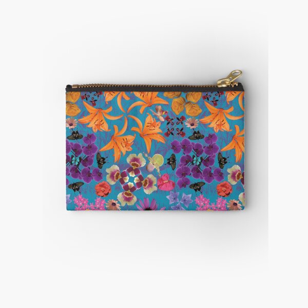 Item preview, Tropical Flowers Radials on Blue designed and sold by Digitalmyth's Designs.