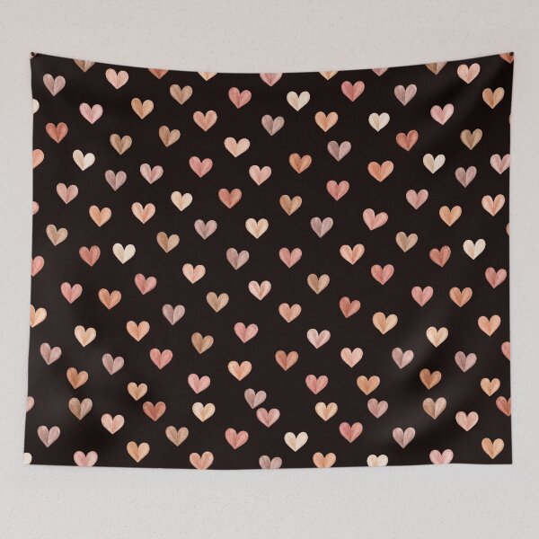Item preview, Cute Pastel Watercolor Mini Hearts Seamless Pattern designed and sold by CozyPaletteShop.