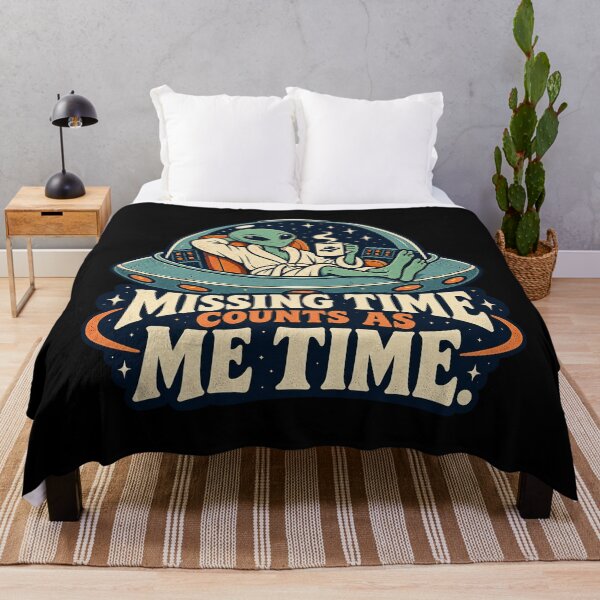 Item preview, Missing Time Counts as Me Time Alien designed and sold by thefreezoneart.