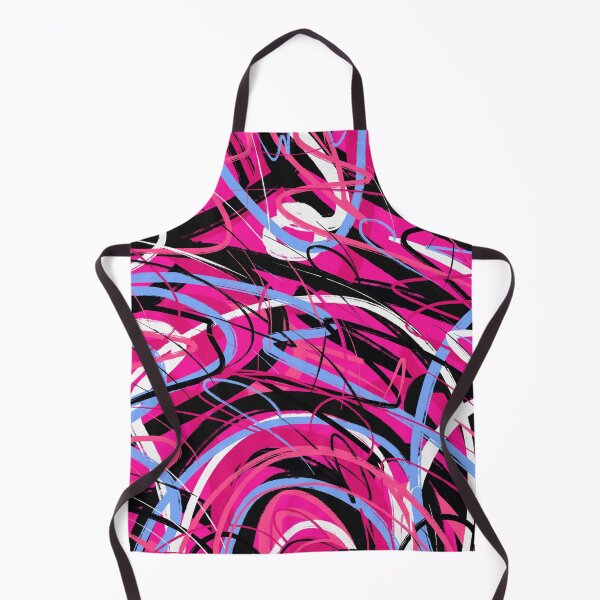 Item preview, Abstract Swirls in Pink and Black designed and sold by DanielleGensler.