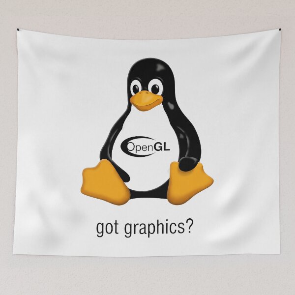 Item preview, Tux Linux OpenGL Got Graphics designed and sold by ismaelgeme.
