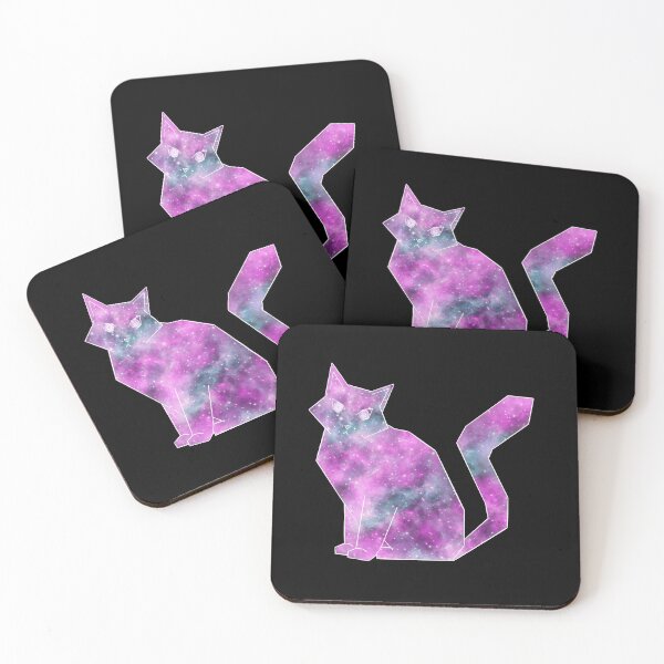 Item preview, Sitting Galaxy Space Cat designed and sold by ClarissaDoodles.