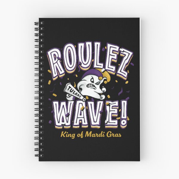 Item preview, Tulane Roulez Wave King Of Mardi Gras designed and sold by ismaelgeme.