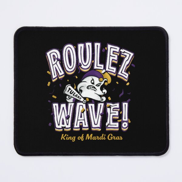 Item preview, Tulane Roulez Wave King Of Mardi Gras designed and sold by ismaelgeme.