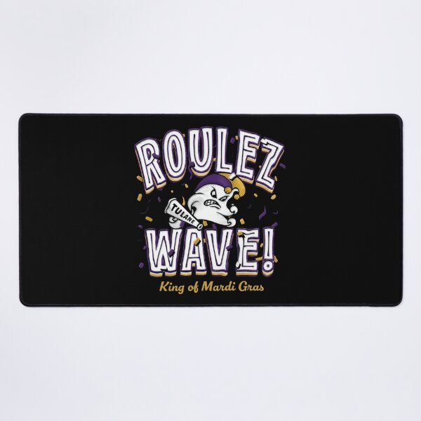 Item preview, Tulane Roulez Wave King Of Mardi Gras designed and sold by ismaelgeme.