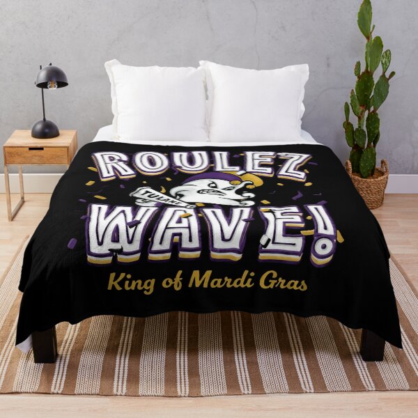 Item preview, Tulane Roulez Wave King Of Mardi Gras designed and sold by ismaelgeme.