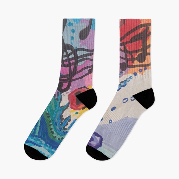 Item preview, Colorful Music Splash Wave Art – Vibrant Musical Notes Abstract Design. designed and sold by fbtrisha.