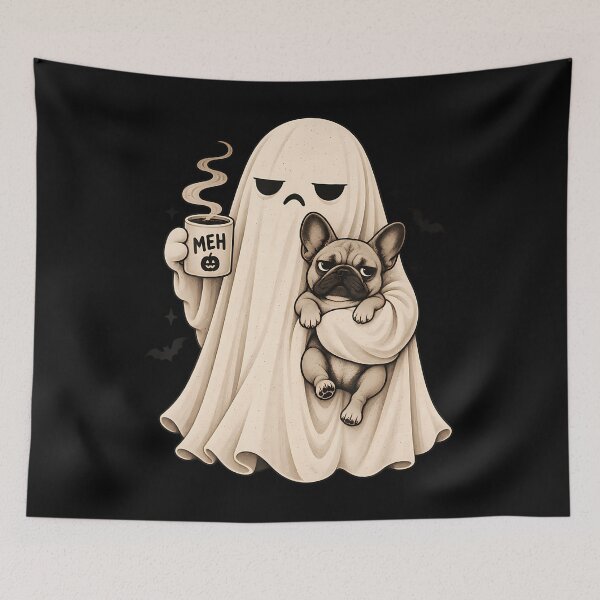 Item preview, French Bulldog Ghost Frenchie designed and sold by darriahad.