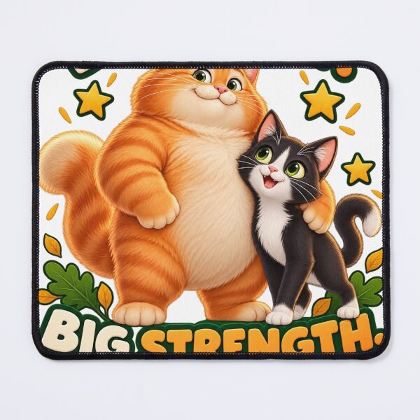 Item preview, Big fluff big strength big heart designed and sold by Fatty’s World.