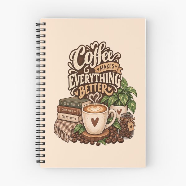 Item preview, Coffee Makes Everything Better – Cozy Coffee Lover Design designed and sold by NovaNest  Studio.