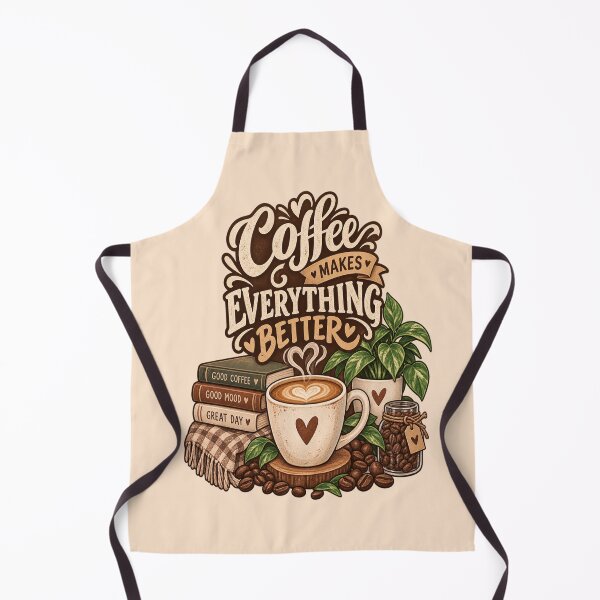 Item preview, Coffee Makes Everything Better – Cozy Coffee Lover Design designed and sold by NovaNest  Studio.