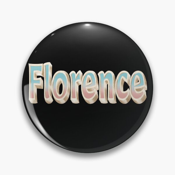 Item preview, Florence Name in Blue and Coral with a Glam Style designed and sold by AloraDawnEve.