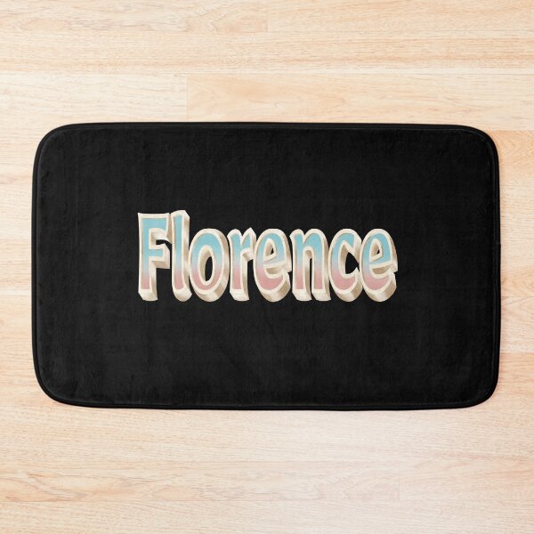 Item preview, Florence Name in Blue and Coral with a Glam Style designed and sold by AloraDawnEve.