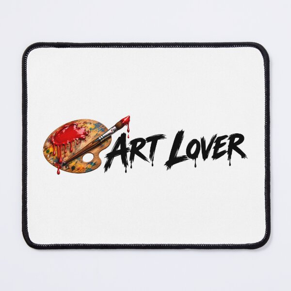 Item preview, Art Lover Paint Palette and Brush Design designed and sold by Artmares.