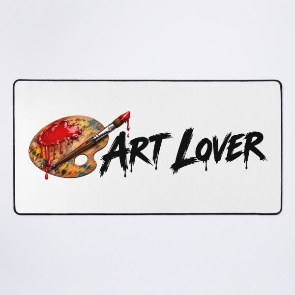 Item preview, Art Lover Paint Palette and Brush Design designed and sold by Artmares.