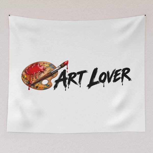 Item preview, Art Lover Paint Palette and Brush Design designed and sold by Artmares.