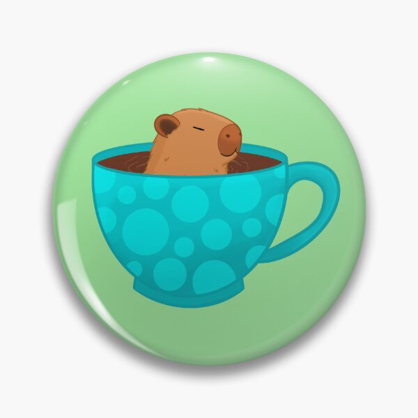 Item preview, Relaxing Capybara In A Teacup designed and sold by Sahira820.