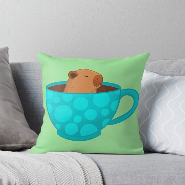 Item preview, Relaxing Capybara In A Teacup designed and sold by Sahira820.