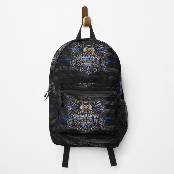 Item preview, SWAT Brotherhood – Thin Blue Line Tactical Police Eagle designed and sold by artistwill.