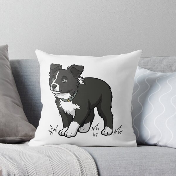 Item preview, Cute Border Collie Puppy – Black and White K9 Dog Lover Design designed and sold by Bluek9sDesign.