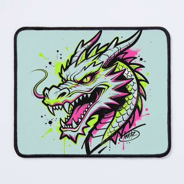 Item preview, Neon dragon head designed and sold by mixoubraw.
