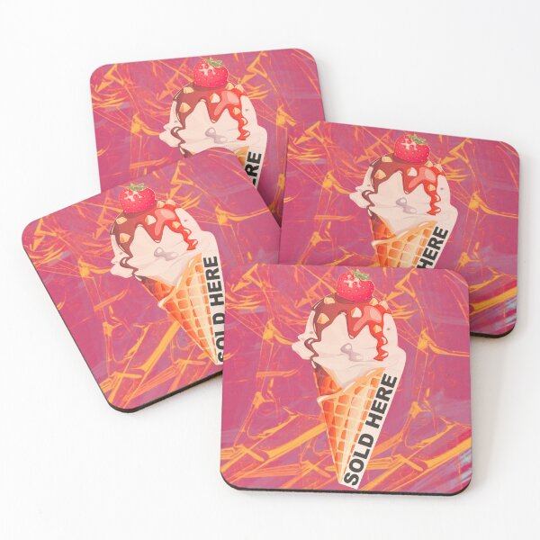 Item preview, ICE CREAM SOLD HERE designed and sold by Swooncake Press.