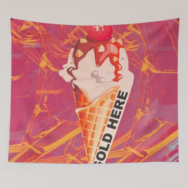 Item preview, ICE CREAM SOLD HERE designed and sold by Swooncake Press.