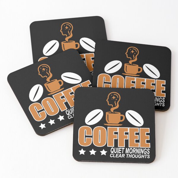 Item preview, Coffee Quiet Mornings Clear Thoughts designed and sold by VibeForgeCo24.