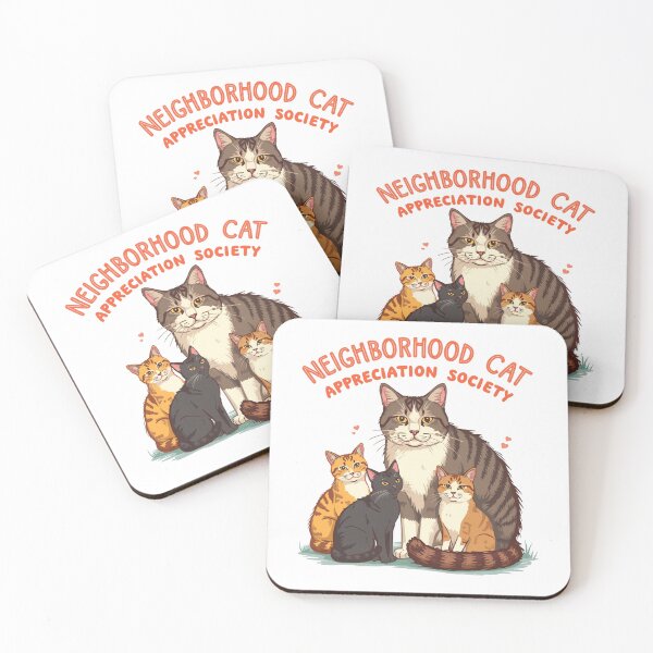 Item preview,  Neighborhood Cat Appreciation Society designed and sold by catcurio.