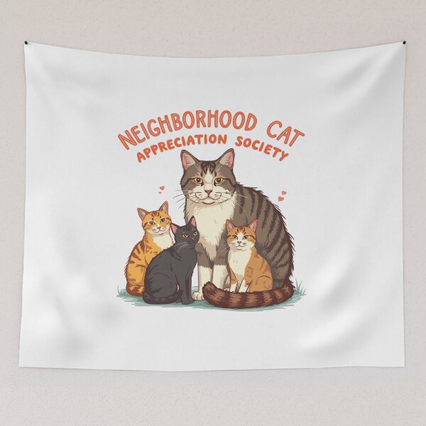 Item preview,  Neighborhood Cat Appreciation Society designed and sold by catcurio.