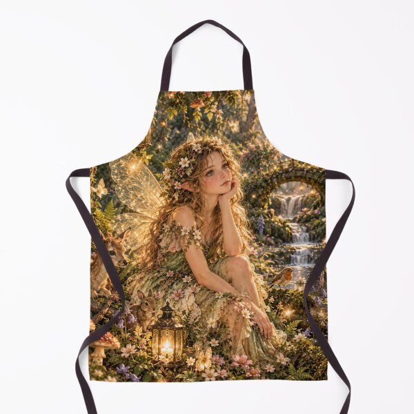 Item preview, Golden Fairy Woodland Dream designed and sold by FairyArtCottage.