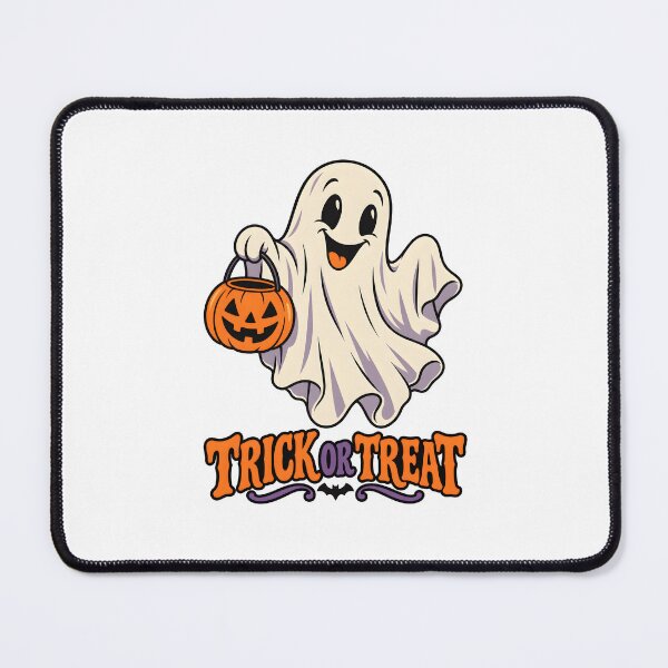 Item preview, Trick or Treat Ghost Pumpkin Halloween Cartoon designed and sold by Artmares.