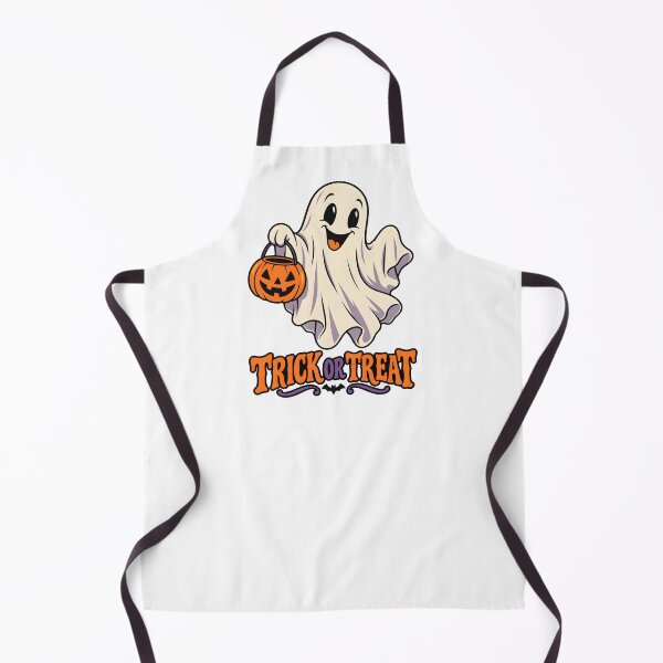 Item preview, Trick or Treat Ghost Pumpkin Halloween Cartoon designed and sold by Artmares.