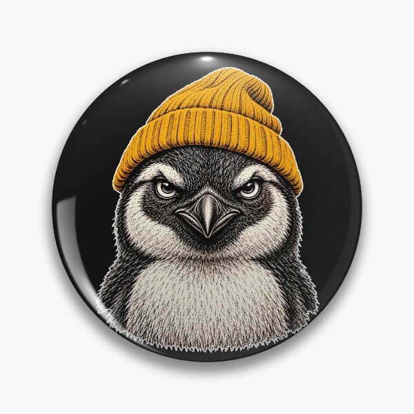 Item preview, Funny Penguin Wearing Beanie designed and sold by erozzz.