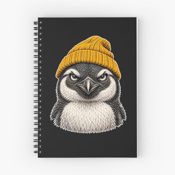 Item preview, Funny Penguin Wearing Beanie designed and sold by erozzz.