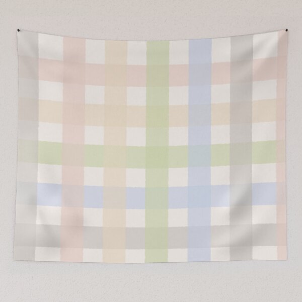 Item preview, Sundays Pastel Color Gingham Pattern designed and sold by nurabear.