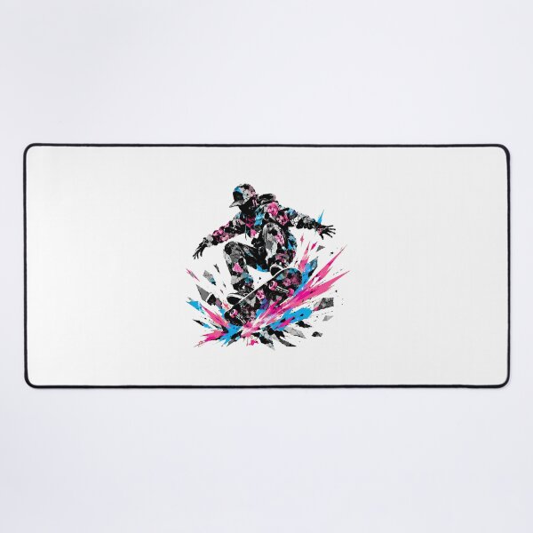 Item preview, Urban Skateboarder Splatter Paint Silhouette Streetwear designed and sold by chattsuede.